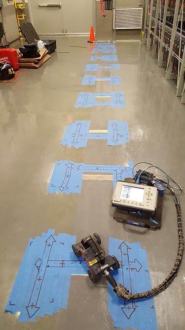 Concrete Slab Scanned with GPR - Phoenix, AZ
