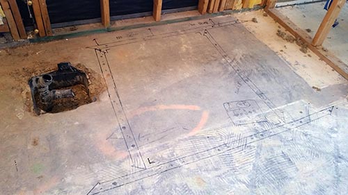 Ground Penetrating Radar Used to Locate Post Tension Cable at Private Residence - Phoenix, AZ