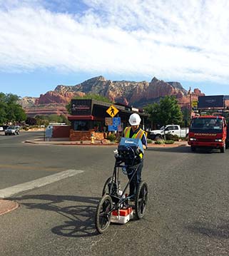Ground Penetrating Radar Used to Locate All Underground Utilities - Sedona, AZ