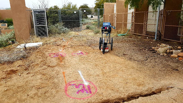 Water Line/Utility Locate for Local Construction Company - Tucson, Arizona 