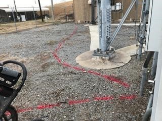 unknown utility locating project