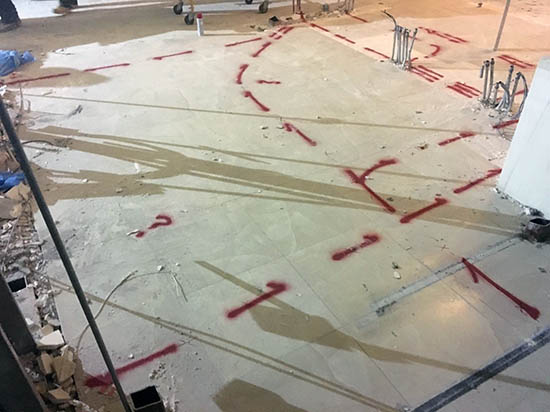 Concrete Scanned for Conduit Lines - Los Angeles, CA