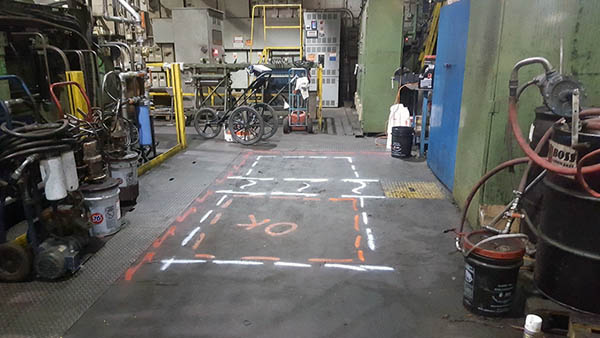 Concrete Slab Scanned with GPR - Calgary, Alberta