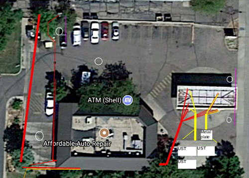 Ground Radar Utility Locate Prior to Soil Boring - Denver, CO