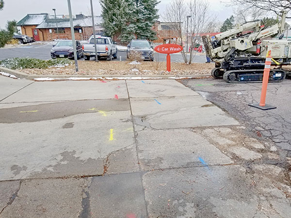 GPR Used to Locate Underground Utilities - Parker, CO