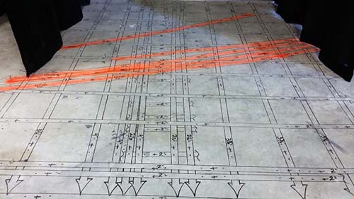 Conduit and Rebar Locating at High School - Highlands Ranch, Colorado
