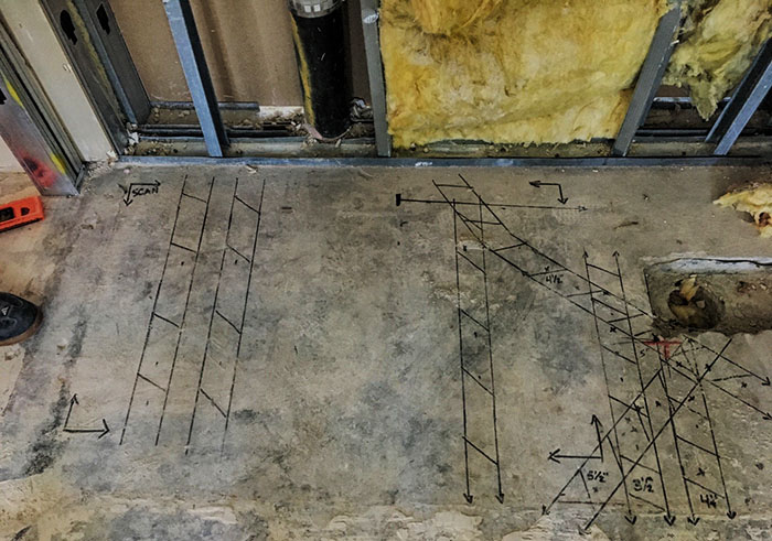 Concrete Scanning Prior to Plumbing Project - Tampa, FL