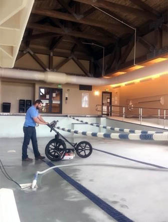 GPR Used to Locate Voids Under Swimming Pool - Tampa, FL