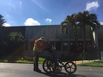 Locating of Utilities at Boca Raton Commerce Park - Boca Raton, Florida