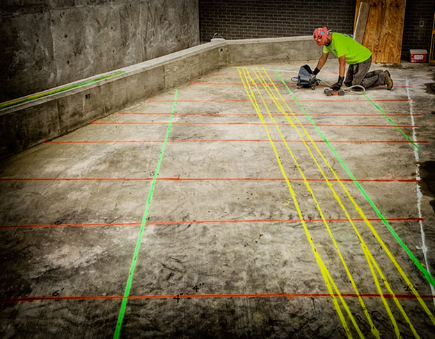GPR Concrete Slab Scan at High Rise Building - Atlanta, GA