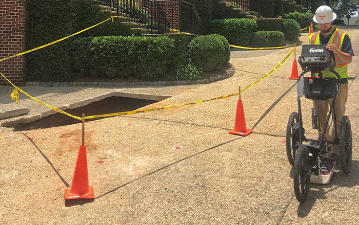 GPR Scanning for Void