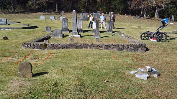GPRS Uses GPR Technology to Locate Unmarked Graves - Cohutta, GA