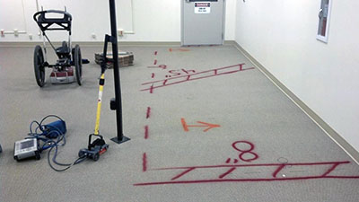 GPR Used To Locate Conduits At Gurnee Mill Mall - Gurnee, IL