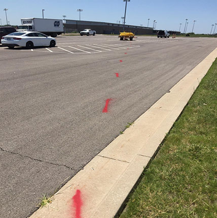 Gas Line Located with Ground Penetrating Radar Kansas City, Kansas