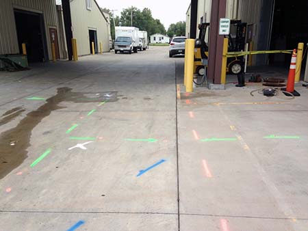 Private Utility Locate at Manufacturing Facility in Topeka, Kansas 