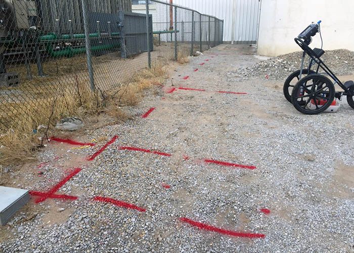 GPRS Performs Utility Locate at Manufacturing Facility - Kansas City, KS 