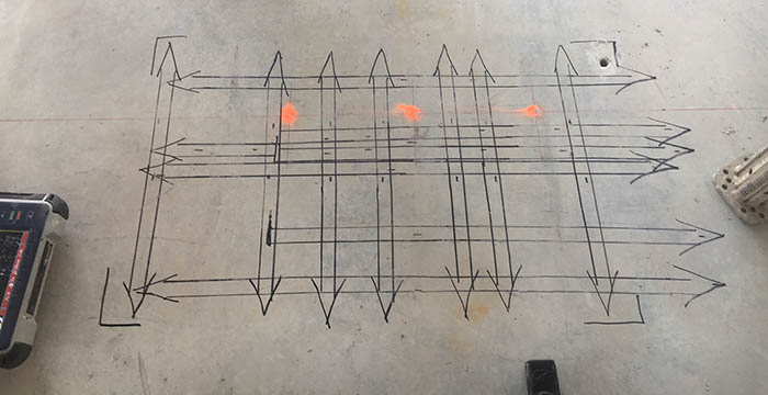 GPR Scanning Prior to Core Drilling - Boston, MA