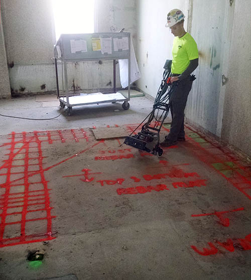 Concrete Scanning at University of Michigan - Ann Arbor, MI