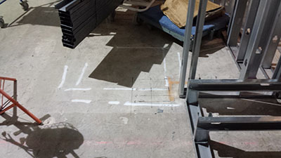 scanned concrete at Plaza Frontenac