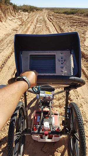 GPRS Locates Utilties Prior To The Installtion of a Pipeline - Albuquerque, NM