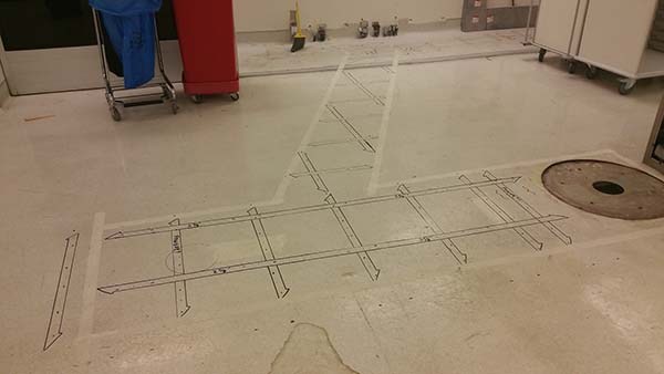 rebar and supporting steel