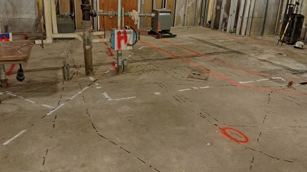 GPRS Locates Conduits & Sanitary lines at the Cleveland Clinic 