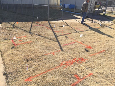 Utility Locating Saves the Day at FAA site - Oklahoma City, Oklahoma
