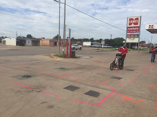 UST Locate at Local Gas Station - Oklahoma City, OK