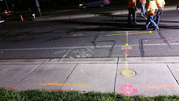 City Street Utility Locating