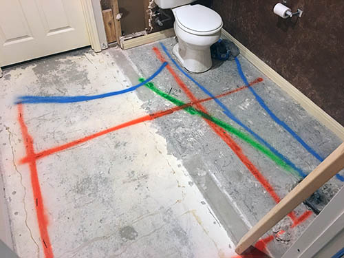 Concrete Slab Scan at Private Residence - Central TX