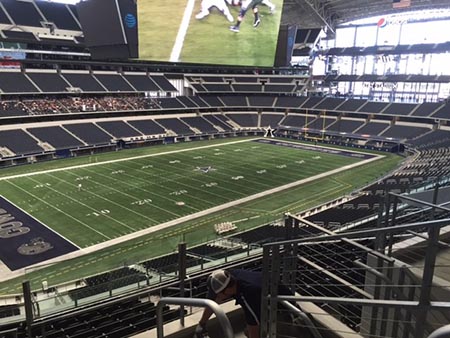 GPRS Scans for Conduits at Football Stadium – Dallas, Texas