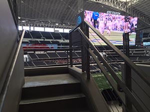 Conduit Locating at Football Stadium - Dallas, TX