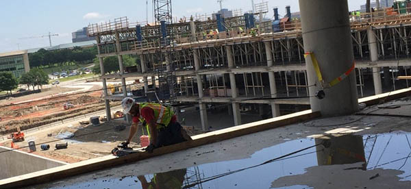GPR Scanning for Post Tensioned Cables – Plano, TX