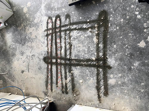 Concrete Slab Scanned to Locate UST – Lufkin, Texas