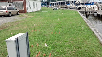 Underground Utility Lines And USTs Located At Marina In Urbanna, Virginia