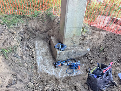 GPRS Locates Utilities Prior to Horizonal Boring 